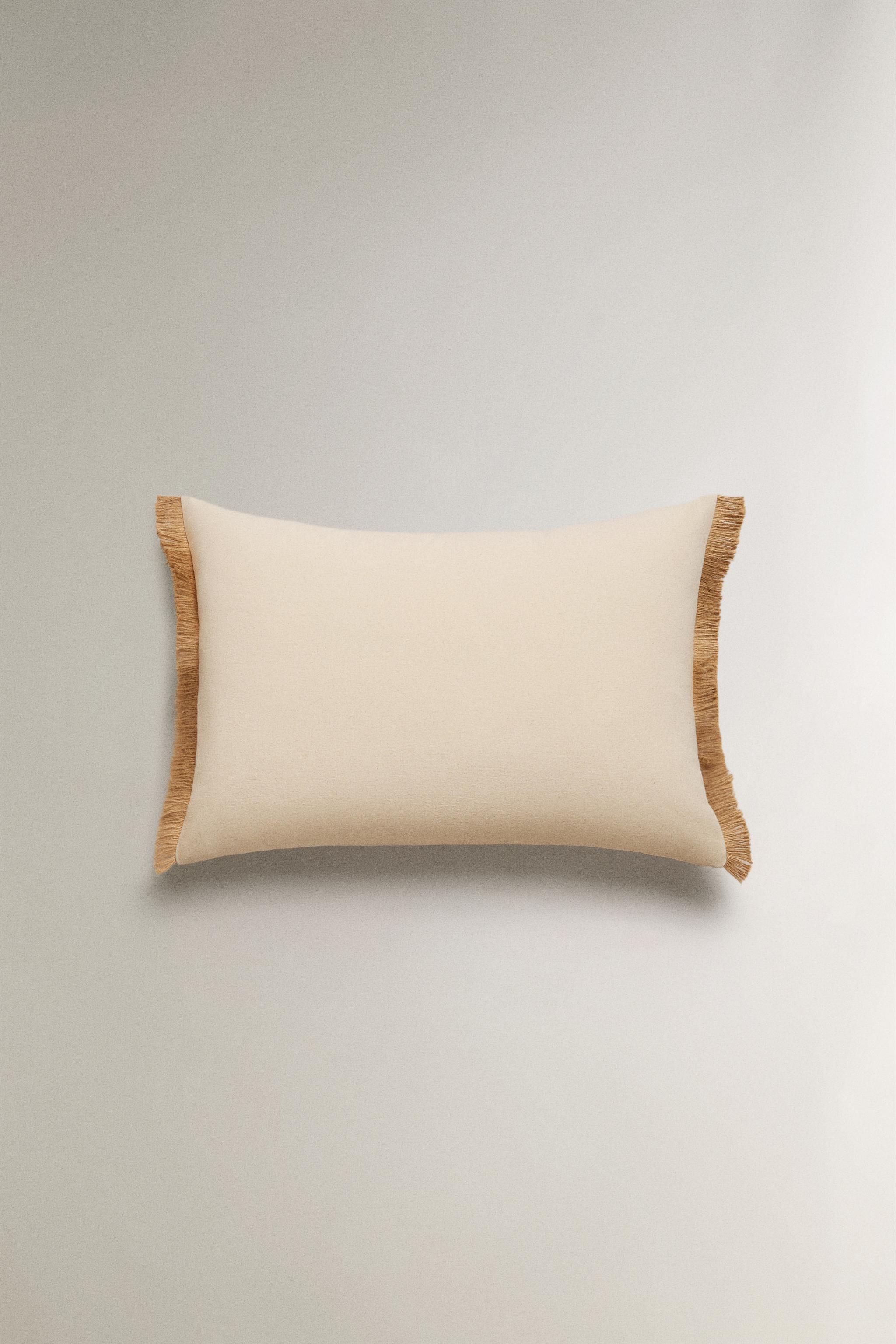 HOUSSE DE COUSSIN FRANGES